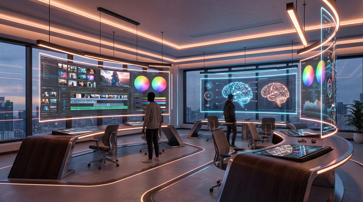 三级AI视频创作工作室